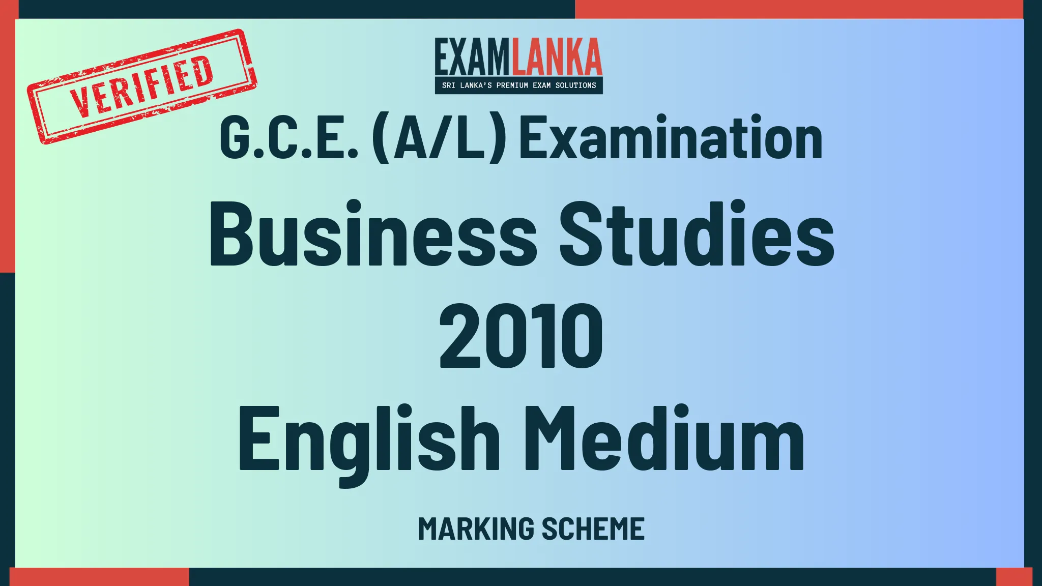 2010 business studies marking english medium