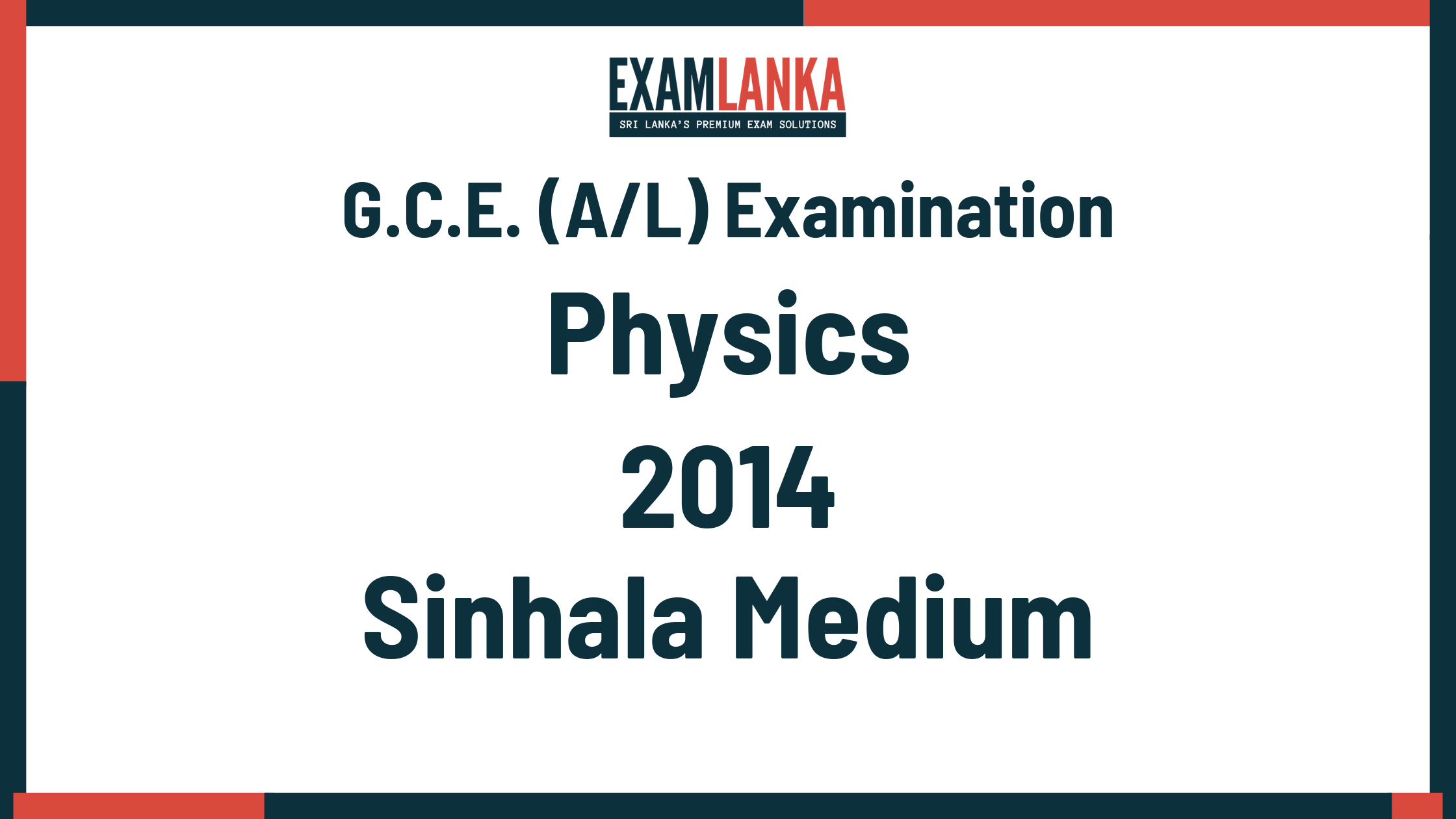 2014 physics past paper sinhala medium