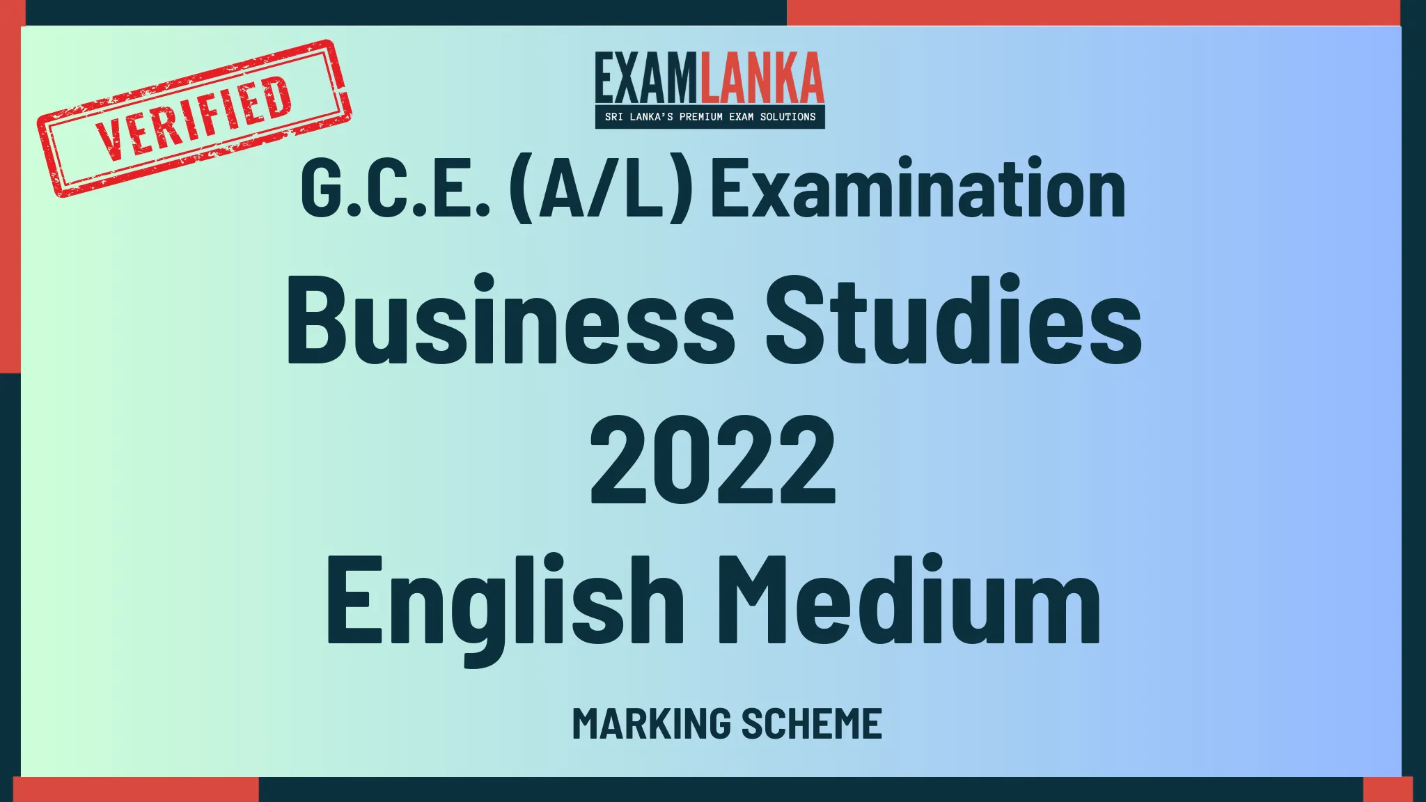 2022 business studies marking english medium