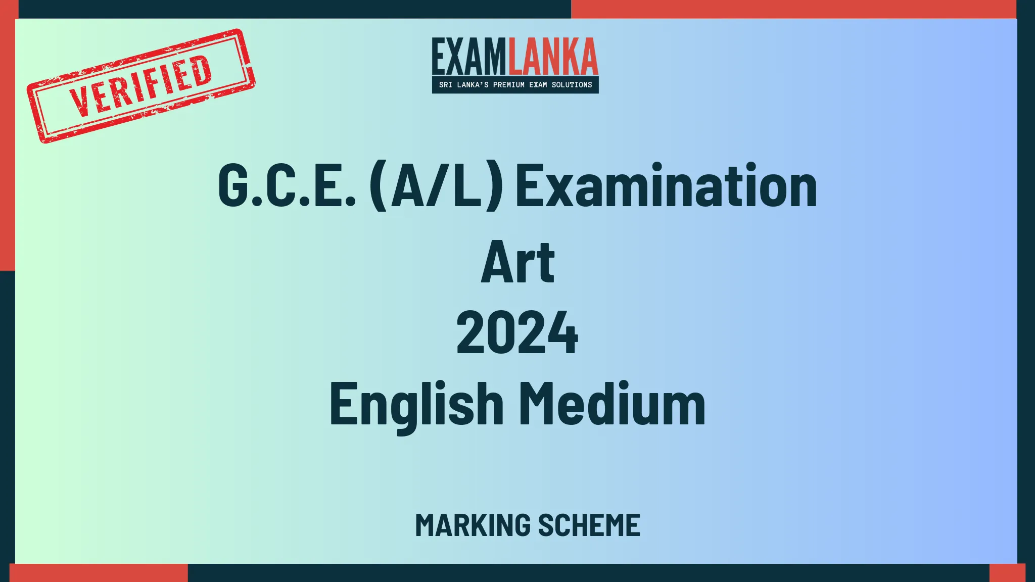 2024 art marking english medium