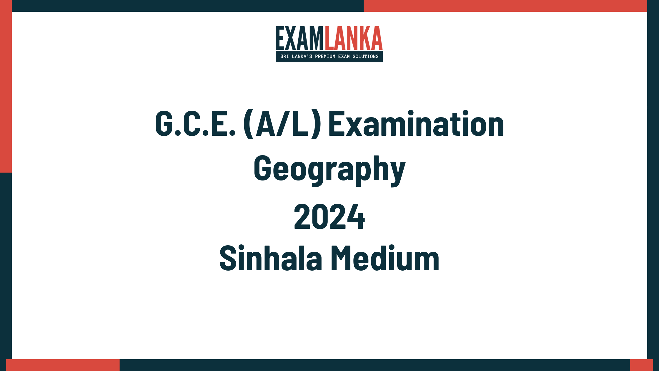 2024 geography past paper sinhala medium