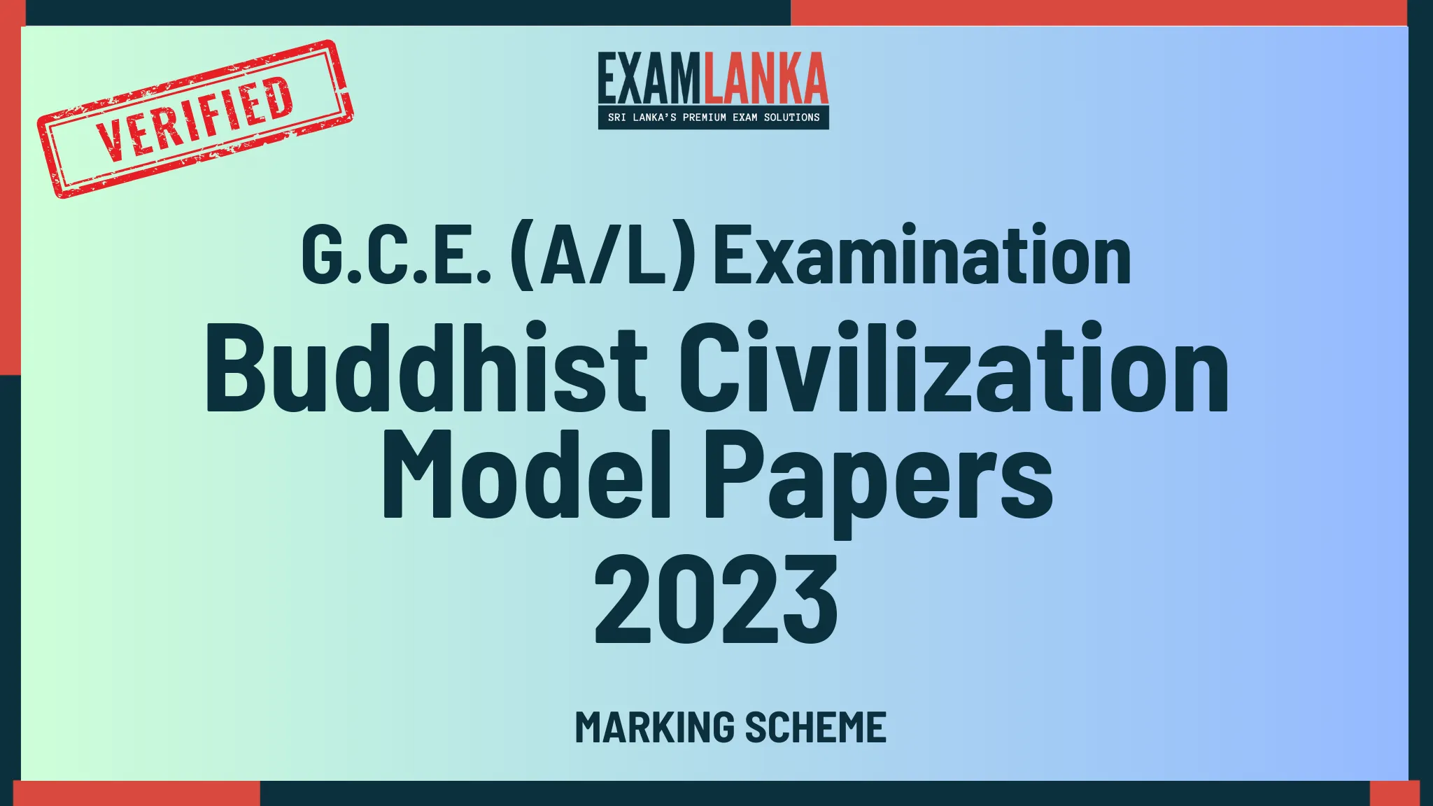 2023-al-buddhist-civilization-model-paper-marking-scheme