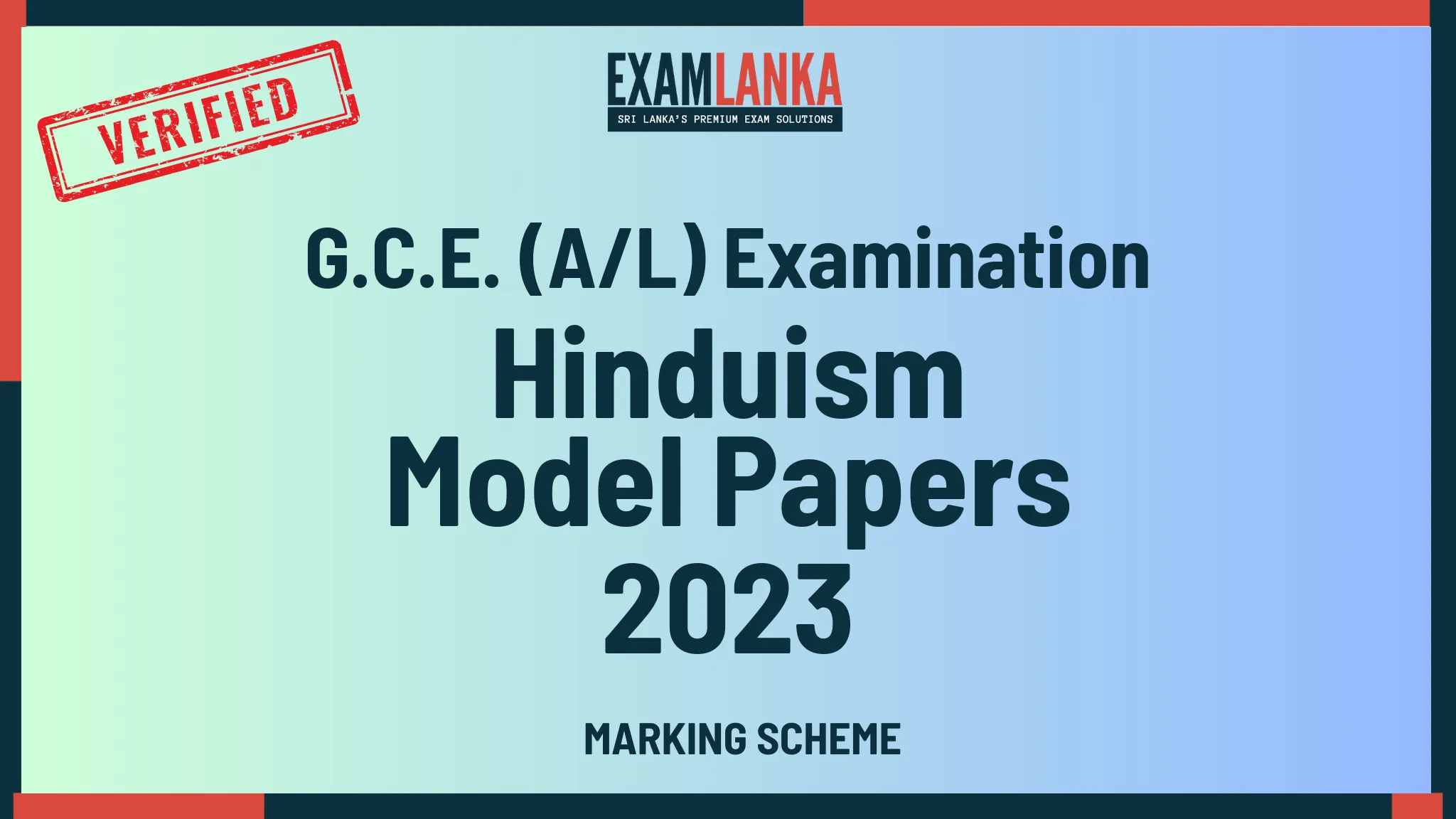 2023-al-hinduism-model-paper-marking-scheme