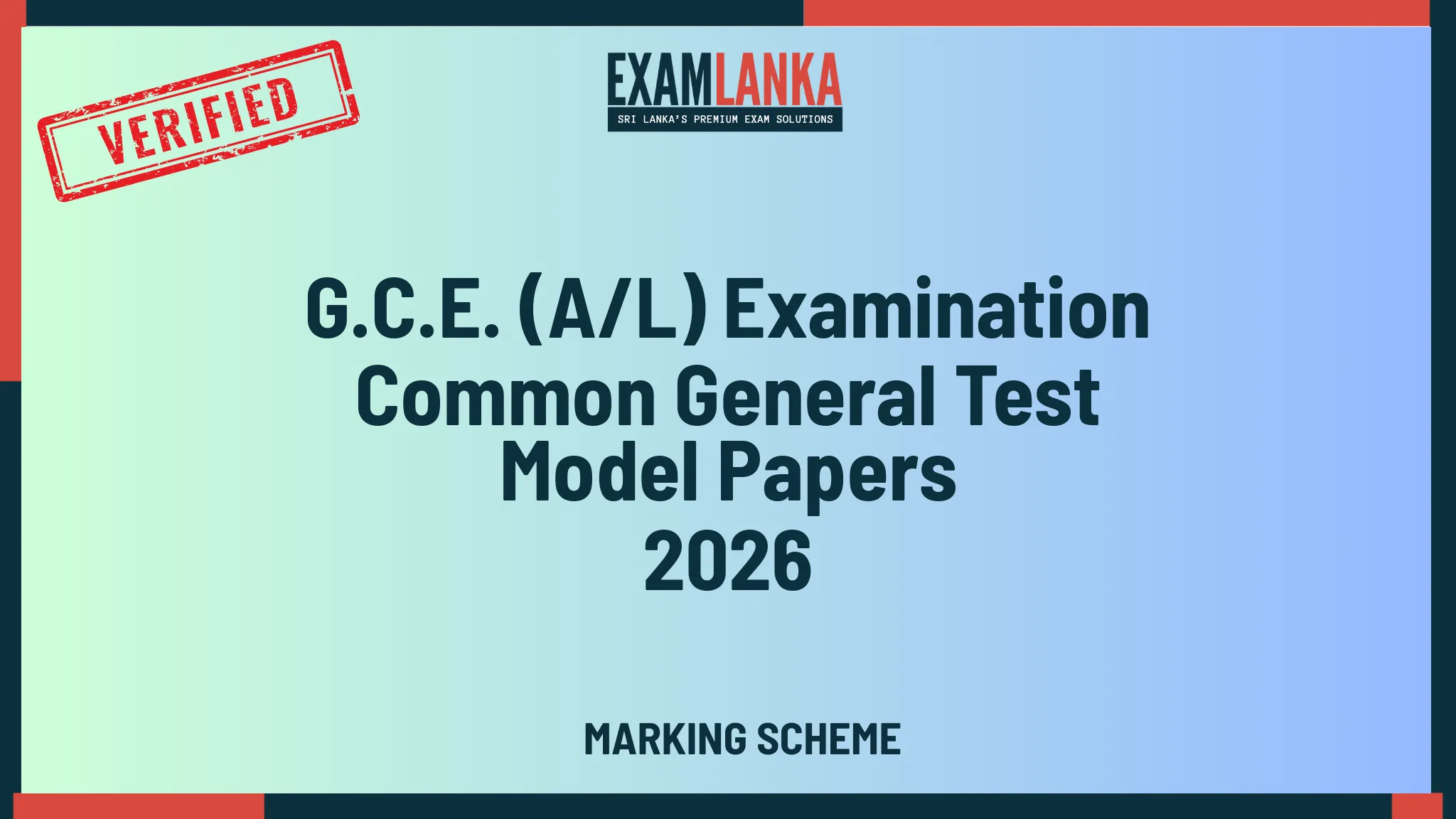2026-al-common-general-test-model-paper-marking-scheme